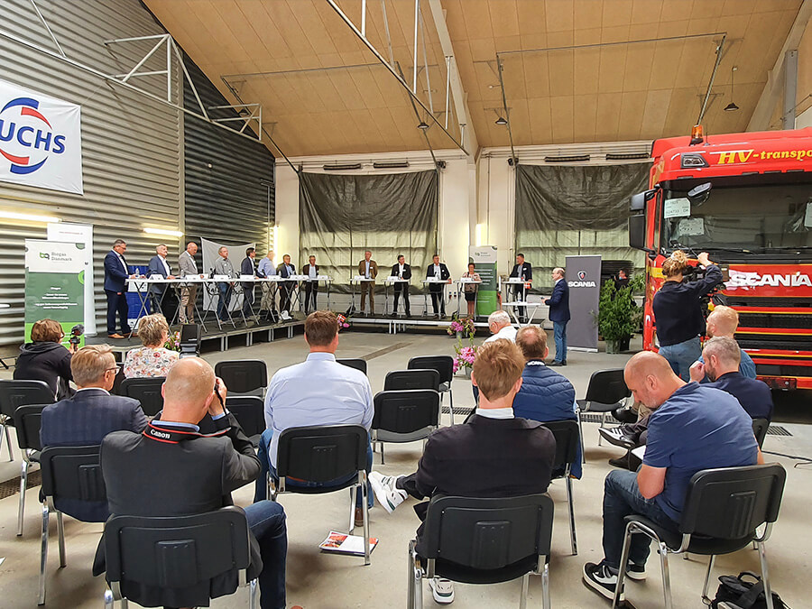 Pressemøde hos HV-transport